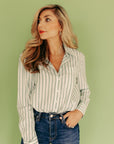 The BT Button Down in Sage Green