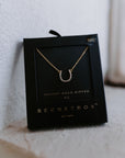 The Dainty Gold Horseshoe Necklace