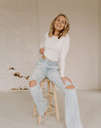 The Livie Straight Leg Jean