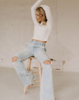 The Livie Straight Leg Jean