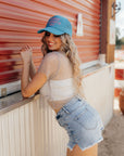 SALE The Harmony Mesh Net Rhinestone Top