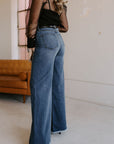 The Loretta Trouser Jean in Medium Wash