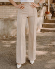 The Zoey Trouser in Cream