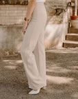 The Zoey Trouser in Cream