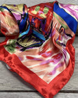35X35" Abstract Colors Wild Rag / Scarf WR298