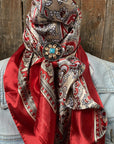 35X35" Classic Paisley Wild Rag / Scarf -W188L Slide WRC2141A