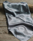 35X35"  Solid Silver / Grey  Wild Rag / Scarf WRS15