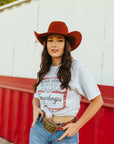 Wild West Cowboys Western Beer Logo Graphic Tee