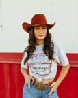 Wild West Cowboys Western Beer Logo Graphic Tee