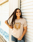 Wild West Steer Skull Graphic Tee