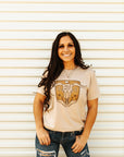 Wild West Steer Skull Graphic Tee