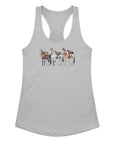Ranch Horse Trio Women’s Fitted Racerback Tank Top