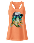 Honey Hole Fish Women’s Fitted Racerback Tank Top