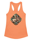 Aztec Cowboy Women’s Fitted Racerback Tank Top