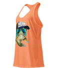 Honey Hole Fish Women’s Fitted Racerback Tank Top