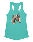 War Pony Women’s Fitted Racerback Tank Top