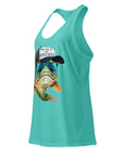 Honey Hole Fish Women’s Fitted Racerback Tank Top
