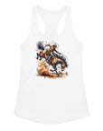 Rodeo Cowboy Women’s Fitted Racerback Tank Top