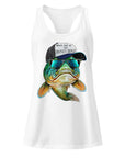 Honey Hole Fish Women’s Fitted Racerback Tank Top