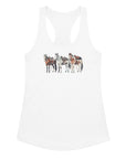 Ranch Horse Trio Women’s Fitted Racerback Tank Top