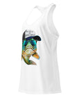 Honey Hole Fish Women’s Fitted Racerback Tank Top