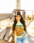 World's Gone Country Western Graphic Tee
