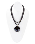 Xavier Black Onyx Pendant Necklace