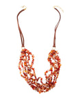 Xavier Carnelian Multi-Strand Necklace