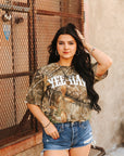 Yee-Haw Tree Camo Graphic Tee