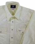 Flying R Ranchwear - Western Solid - Pale Yellow - Long Sleeve Snaps
