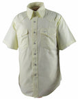 Flying R Ranchwear - Western Solid - Pale Yellow - Short Sleeve Snaps