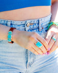 Zion Blue Turquoise and Sterling Silver Ring