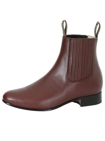 El Besserro Charro Boot - Leather Wine 202