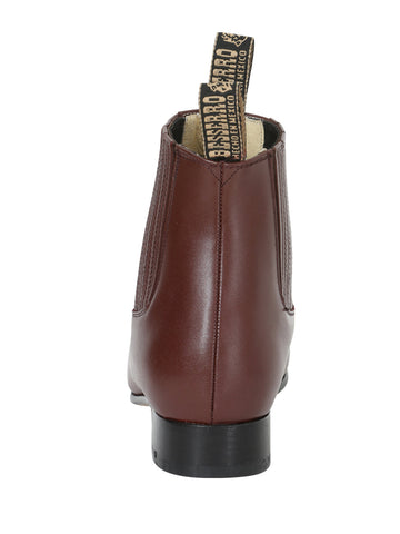 El Besserro Charro Boot - Leather Wine 202