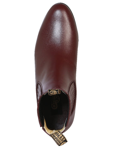 El Besserro Charro Boot - Leather Wine 202