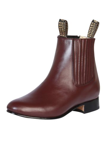 El Besserro Charro Boot - Leather Wine 202