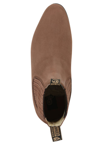 El Besserro Charro Boot - Nobuck Camel 204