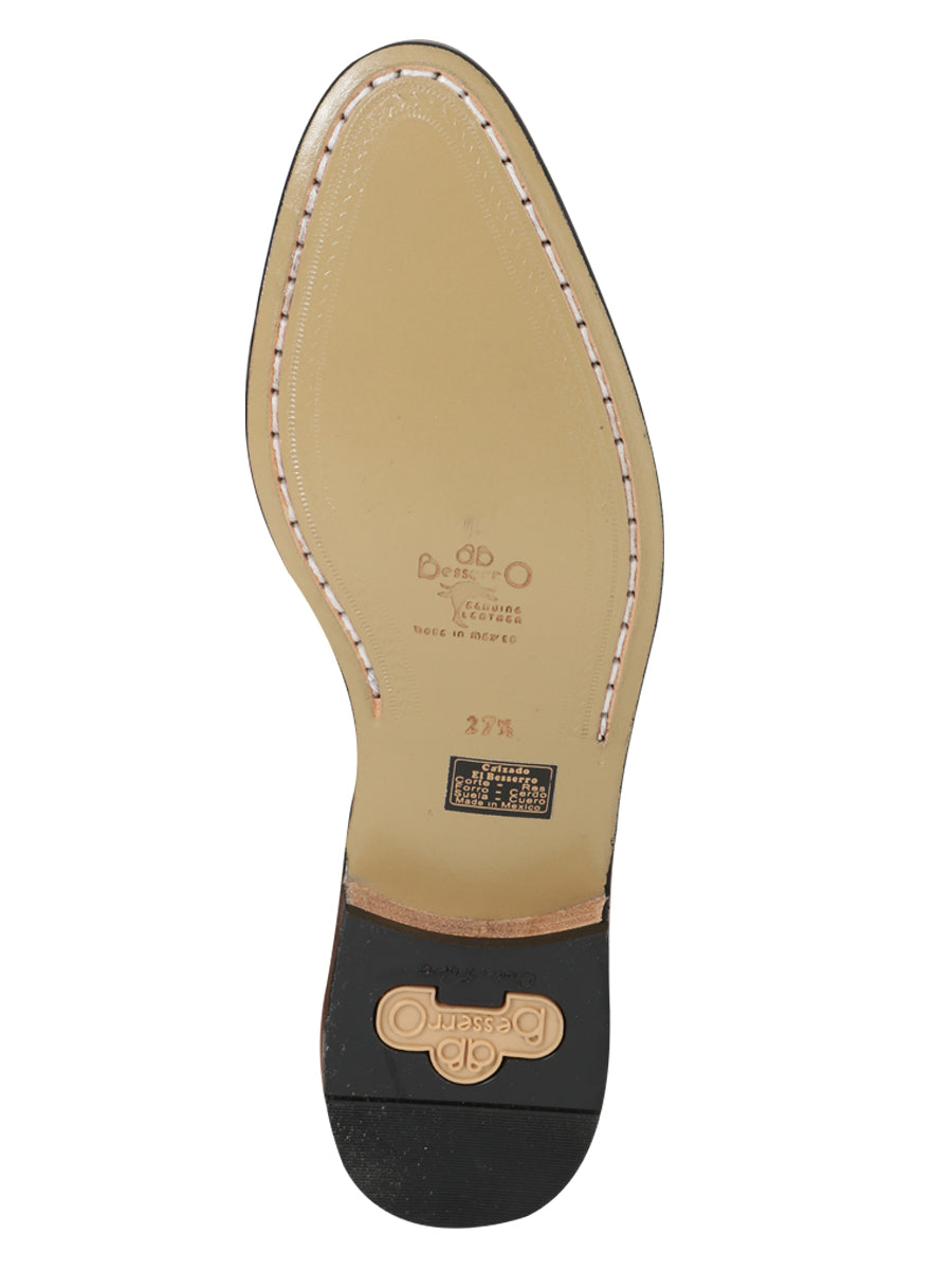 El Besserro Charro Boot - Nobuck Camel 204