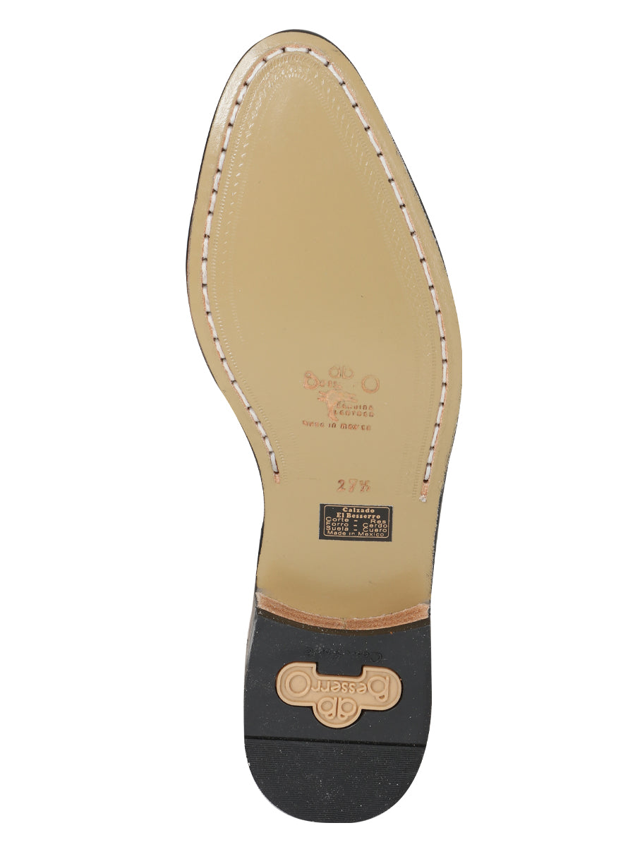 El Besserro Charro Boot - Nobuck Bone 205