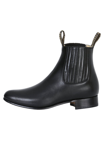 El Besserro Charro Boot - Leather Black 207