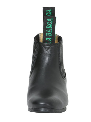 Rodeo -  Traditional Charro Boot -  Leather  Black 215