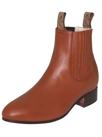 El Canelo - Charro Ankle Boot   - Atlas Maple 227