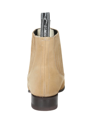 El Canelo - Charro Ankle Boot   - Atlas Sand 228