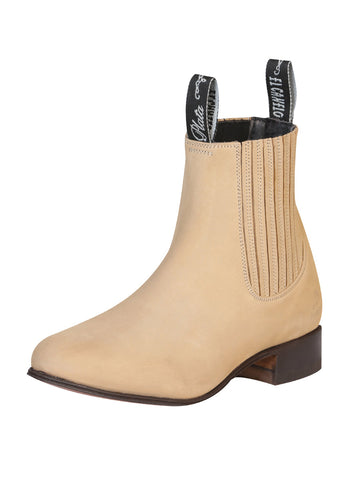 El Canelo - Charro Ankle Boot   - Atlas Sand 228