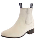 Canelo Charro Boot Suede In Bone 229