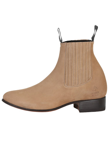 Canelo Charro Boot - Nobuck - Beige 230