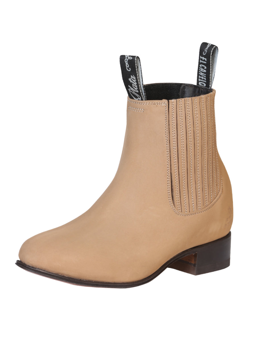 Canelo Charro Boot - Nobuck - Beige 230