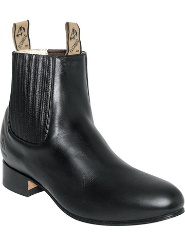 El Canelo - Charro Ankle Boot   - Atlas Black 232