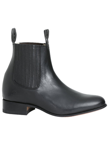 El Canelo - Charro Ankle Boot   - Atlas Black 232