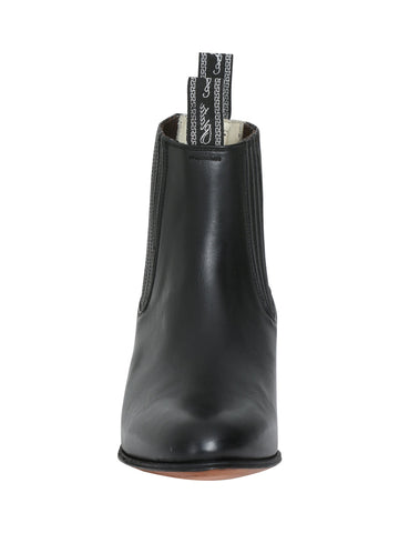 El Canelo - Charro Ankle Boot   - Atlas Black 232